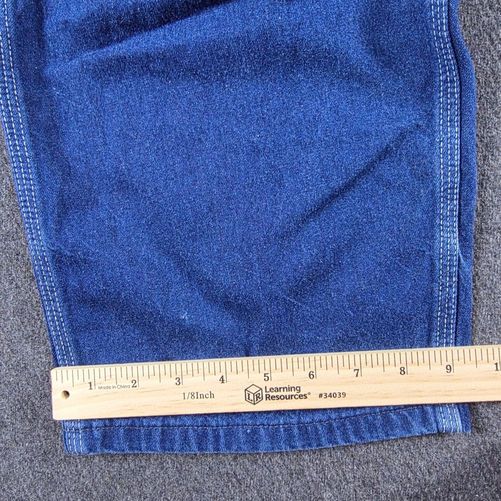 Carhartt Carpenter Jeans Mens Fit 39x30 Blue Denim B01 Relaxed Union Made in USA - Picture 7 of 10